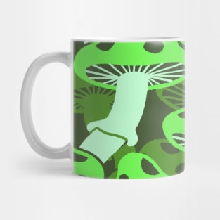 Double Mushroom Pattern 3 Mug